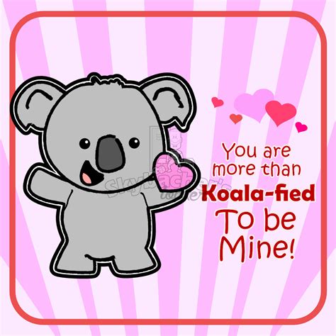 Super Cute Koala Bear Valentine Skybachers Locker