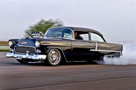 News Blown 55 Chevy Lays It Down