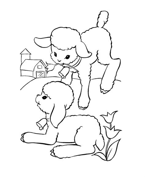 The Lost Sheep Coloring Pages - Coloring Home