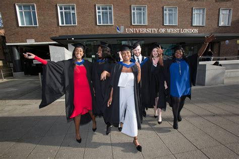 University Of West London Students Mark The End Of Their Studies Get