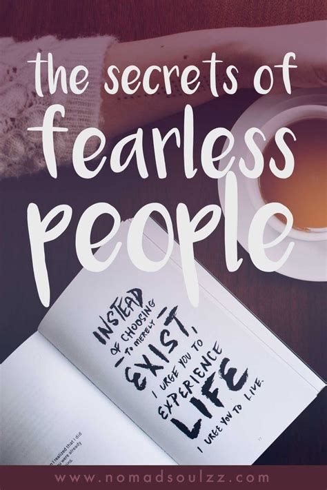 What Is The Secret Of Fearless People Here The Action Plans And