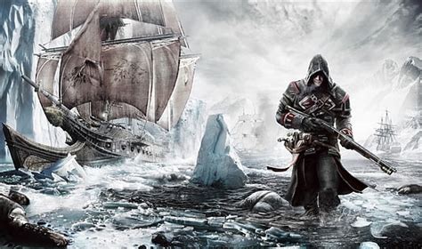 HD Wallpaper Ship Assassins Creed Rogue Shay Patrick Cormac Game
