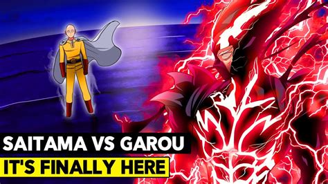 Battle Of Gods Saitama Vs Garou Finally Begins One Punch Man