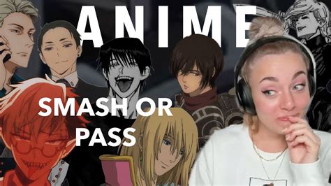 anime characters smash or pass youtube
