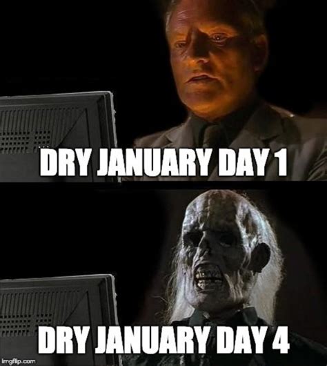 Dry January Memes Fun