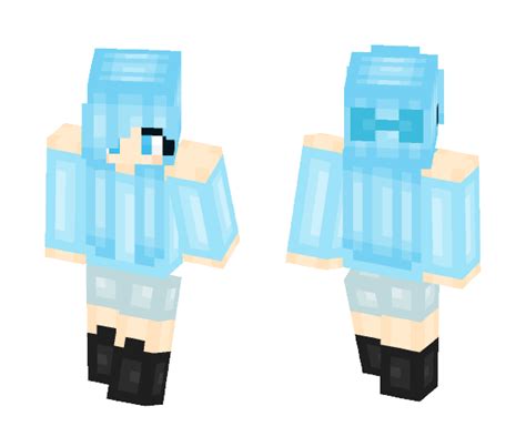 Get Cute Blue Girl Skin Minecraft Skin For Free Superminecraftskins