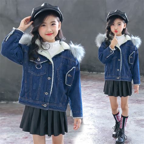 Jmffy 2018 Autumn Winter Infant Baby Girl Fur Hooded Tops Warm Clothes