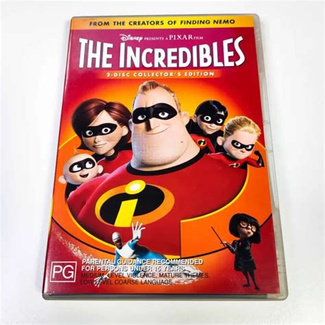 Disney Pixar The Incredibles 2 Disc Collectors Edition Dvd In Original