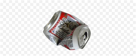 Budweiser Crushed Can Transparent Png Stickpng Crushed Beer Can Png
