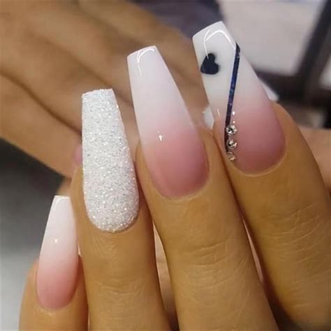 600pcsbag Ballerina Nail Art Tips Transparentnatural False Coffin