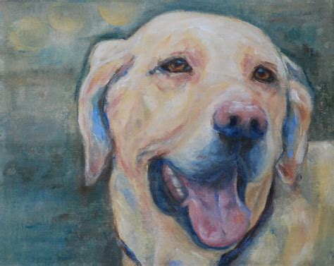 Vicki Wood Jd Dog Painting Acrylic Labrador Retriever