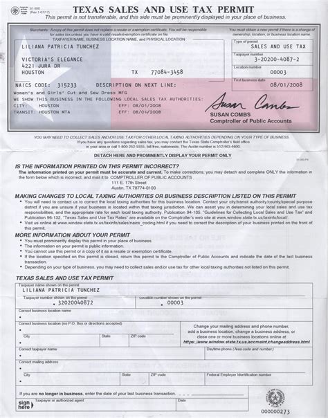 Texas Sales Tax Certificate.jpg | Eva USA