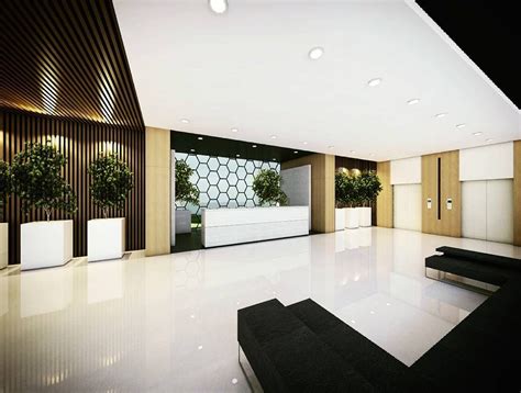 Minimalist Lobby Design Lobby Design Interior Design Design