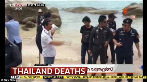 Cctv Shows Last Image Of Brit Tourists Murdered On Thai Beach Daily Mail Online