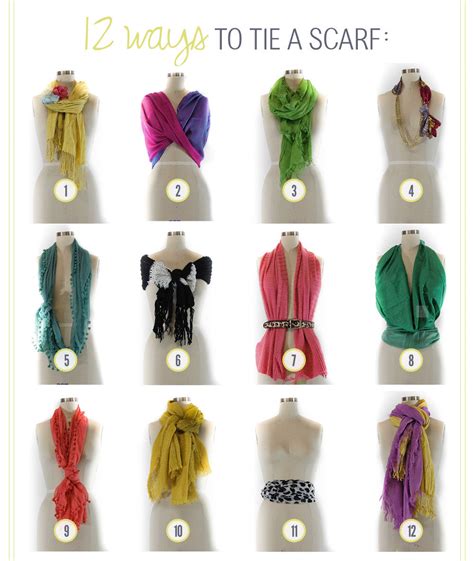 12 Ways To Tie A Scarf Pictures Photos And Images For Facebook