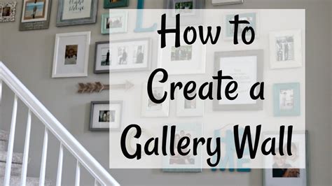 How To Create A Gallery Wall Our New Gallery Wall Home Decor Youtube