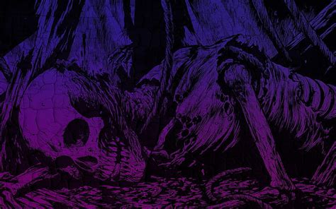 Dark Skull Skeleton Purple Skull Dark Hd Wallpaper Peakpx