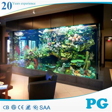 You can either choose a glass or acrylic variant. Acrylic Aquarium