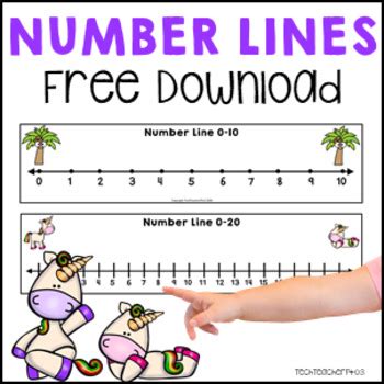 These are larger 5 x 8″ cards that are one sided. ** FREE DOWNLOAD ** Number Lines 0-20 Chunky... by Tech ...