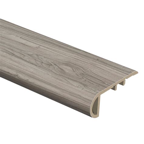Made from lifeproof luxury vinyl flooring, this bullnose stair tread is perfect to make the stairs in your home, remodel, or new construction look perfect. Zamma Dove Maple/Grey Maple 94 Inch Stair Nose | The Home ...