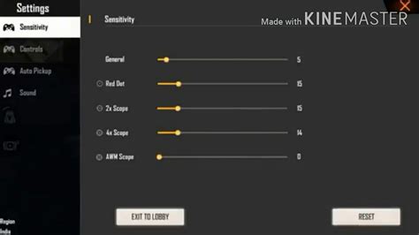 The Best Sensitivity Settings For Free Fire Youtube