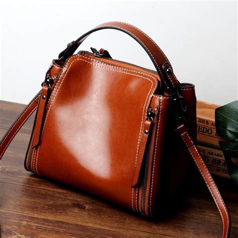 New Fashion Women Leather Handbags Shoulder Genuine Leather Designer