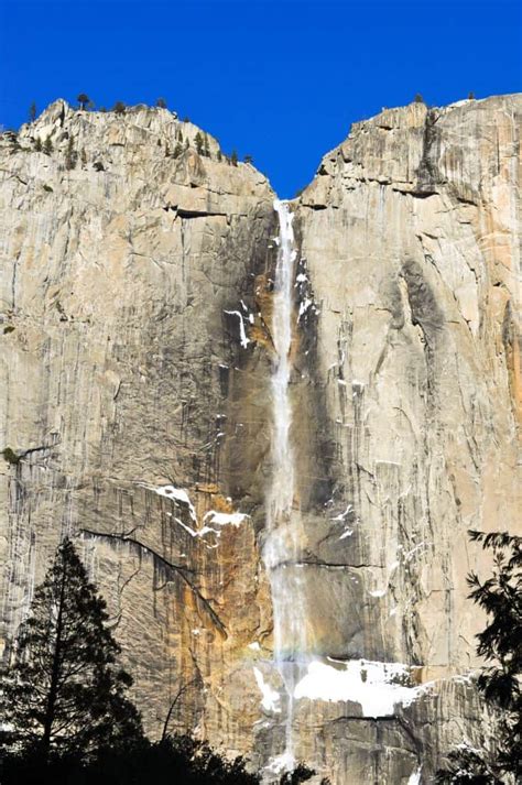 Yosemite Falls Trail Hiking In Yosemite National Park California No