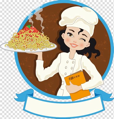 Free Download Woman Holding A Tray Of Spaghetti Chef Cook Chef