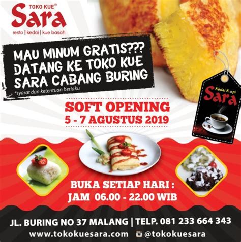 Maybe you would like to learn more about one of these? ADV - Soft Opening Roko Kue Sara · EventSurabaya