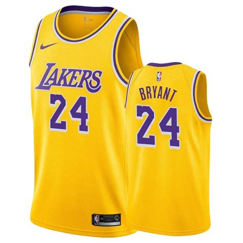 Youth Los Angeles Lakers Kobe Bryant 24 Gold Swingman Jersey 202122