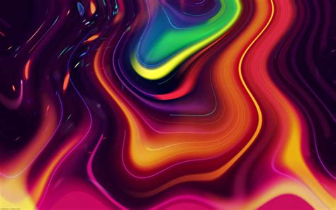 Abstract Swirl Colors Psychedelic Bright Wallpaper 1920x1200 26551