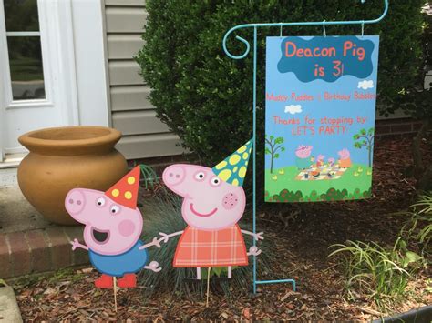 Deacons Diy Peppa Pig 3rd Birthday Party Project Nursery