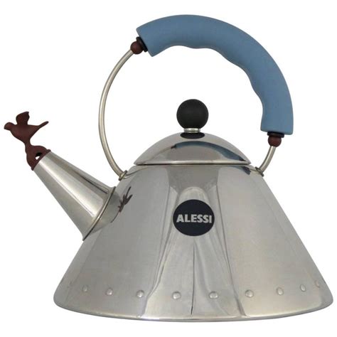 Michael Graves Stainless Steel Whistling Bird Tea Kettle for Alessi at