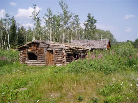 One Of Many Old Cabin Ruins Along Yukon River Photo Monte Dodge