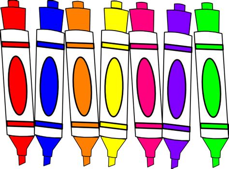 Markers Clip Art at Clker.com - vector clip art online, royalty free