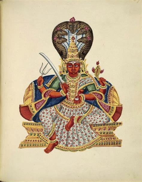 Goddess Mariamman Vedic Art Indian Art Paintings Indian Traditional