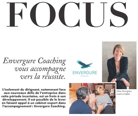 La Presse Parle De Nous Envergure Coaching Coaching De Dirigeants
