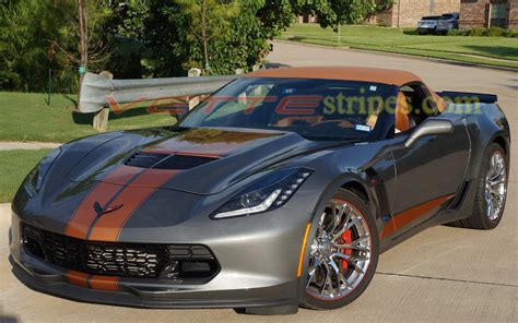 2015 2019 C7 Corvette Z06 Gm Full Racing Stripe 2