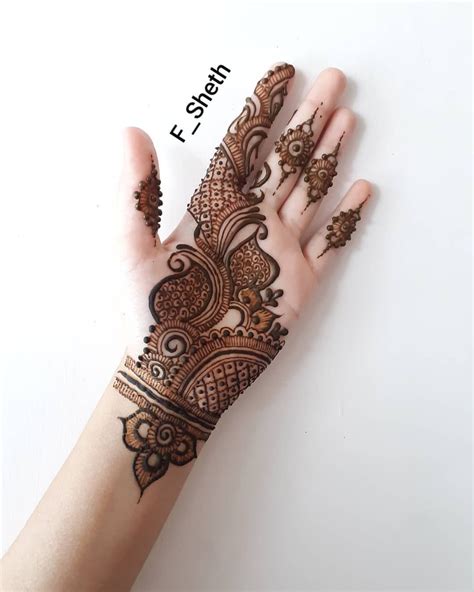 Latest Arabic Mehndi Design For Front Hand In 2020 With Images