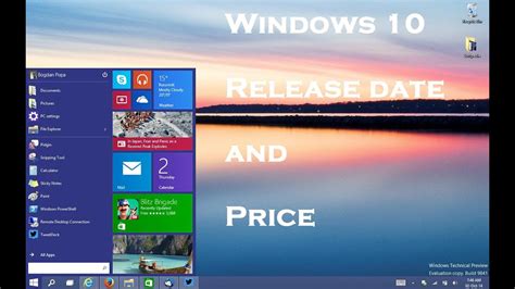 Windows 11 release date 2019 : Windows 10 Release date and Price - YouTube