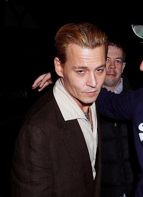 Johnny Depp Looks Worse For Wear And Shows Off Bizarre New Blonde Hair