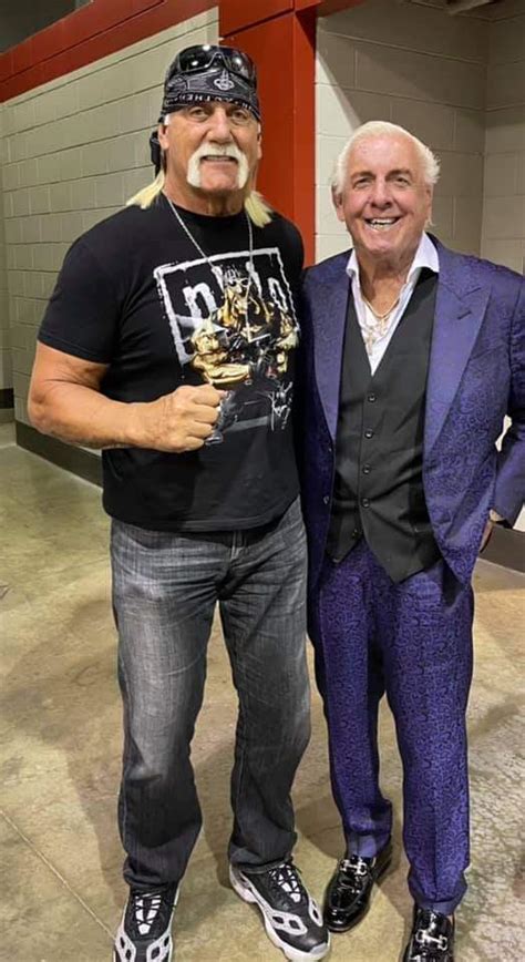 Ric Flair Shared This Great Photo With The Message Hulkamania And The