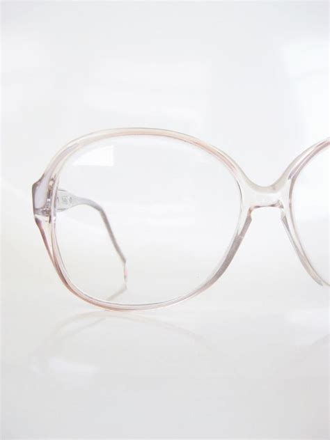 vintage pearl eyeglasses glasses 1980s 80s safilo oversized