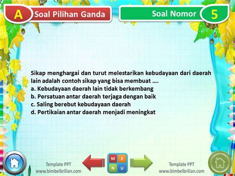 Tulis namamu di sudut kanan atas 2. Power Point (PPT) Soal Tema 7 Kelas 4 SD Subtema 3 ...
