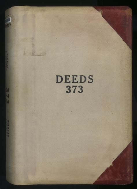 Travis County Deed Records: Deed Record 373 - The Portal to Texas History