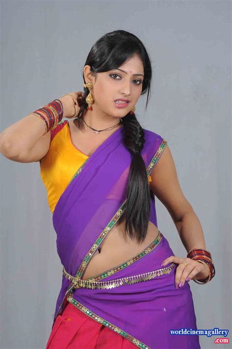 Haripriya Hot Stills In Red Saree From Galata Movie
