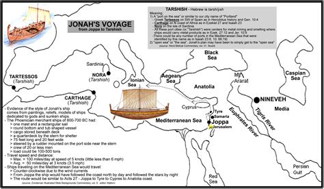 Nineveh And Tarshish Map