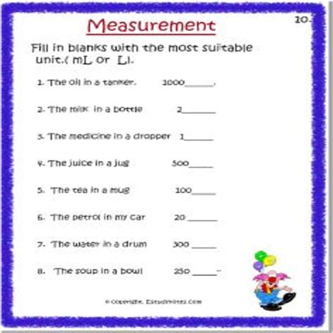 78 Free Science Measurement Worksheets Grade 3 Pdf Printable Docx