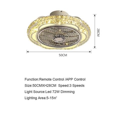 Rumocovo Plafonnier Led En Cristal Au Design Nordique Design