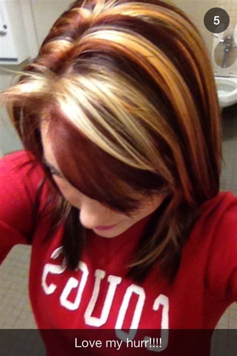 Like we mentioned before, there are so many different red orange with honey highlights. Hair Color Trends 2017/ 2018 - Highlights : Red copper ...